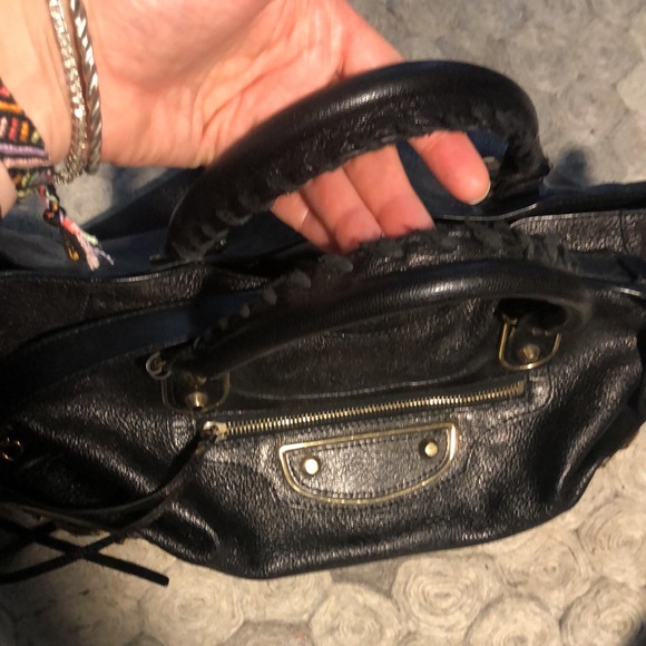Balenciaga City Bag black and gold. - Picture 4 of 16